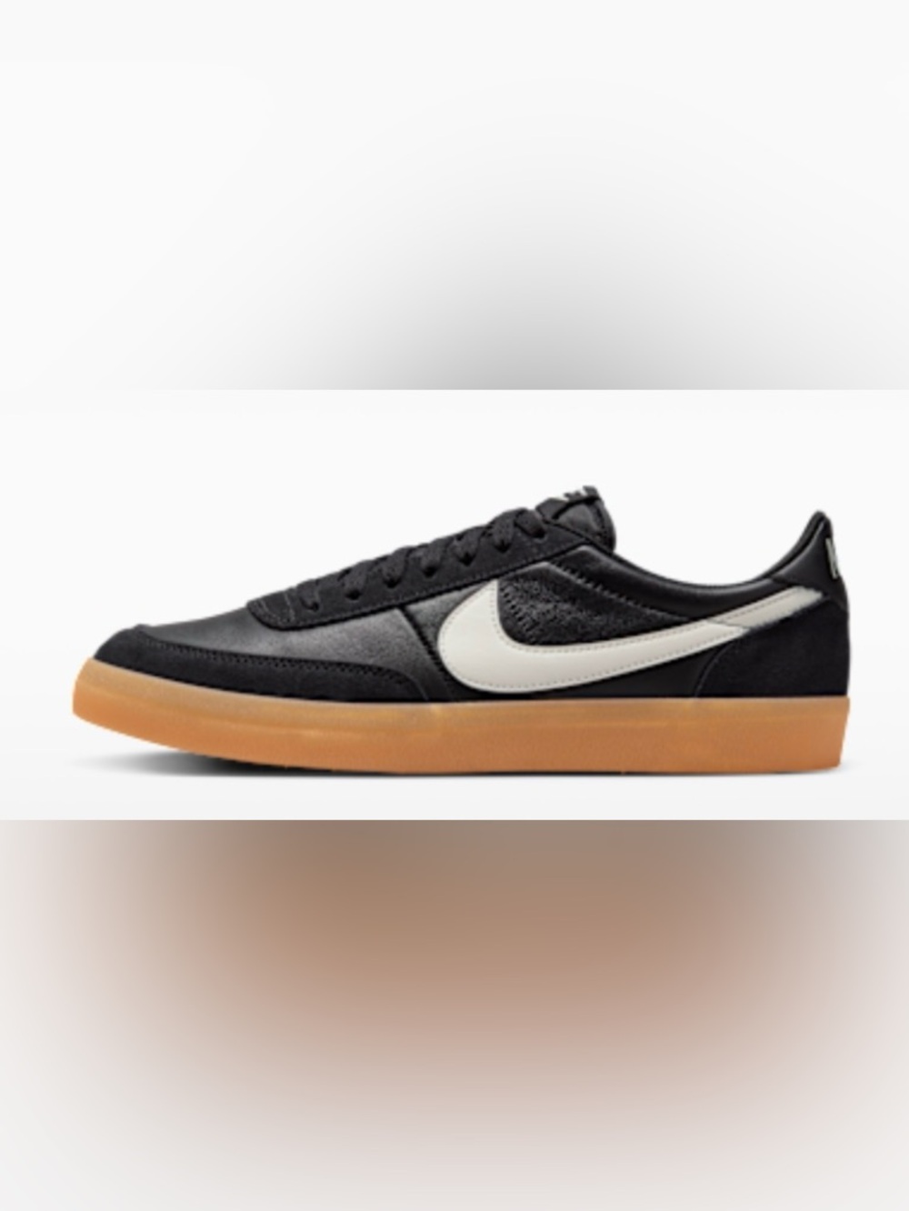 NEW [Nike] Killshot 2 Low Top Sneakers Black/Gum Yellow/Sail Womens 6.5, Youth 5 - Picture 3 of 12